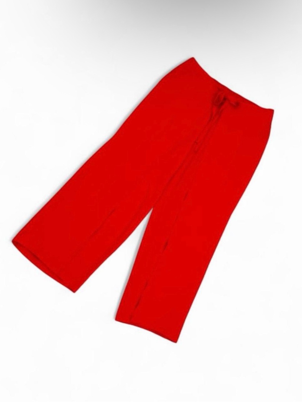 Wide Leg Women's Pants in Bright Red - Picture 2 of 7